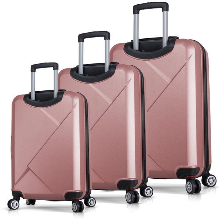 Zoozie Bags Juego de maletas de 3 piezas en Oro rosa Zoozie Bags Juego de maletas de 3 piezas en Oro rosa